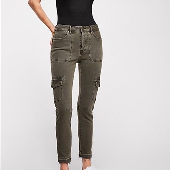 Free People Denim - Free People - Cargo Style Skinny Jeans